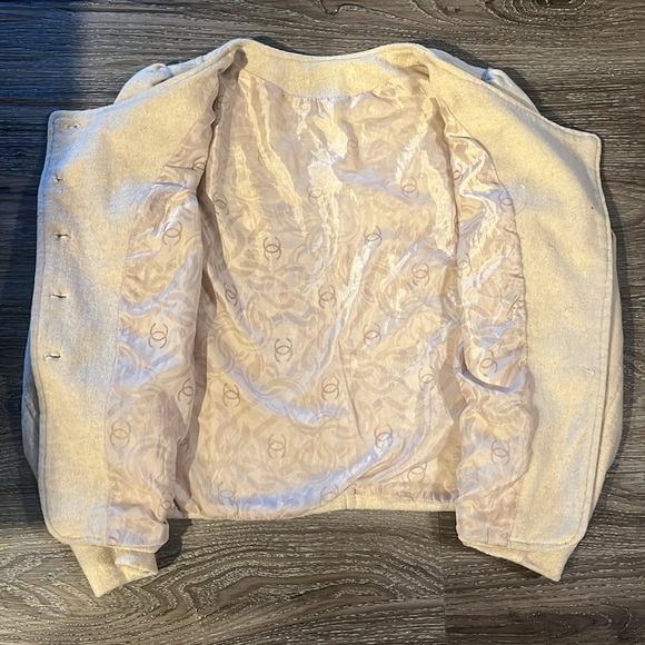 Cream Blazer cardigan - Picture 5 of 10